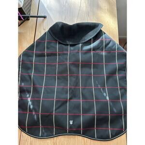 New Petrageous Fairbanks checkered dog 🐶coat Breathable 💦 Wind Proof Black XXL